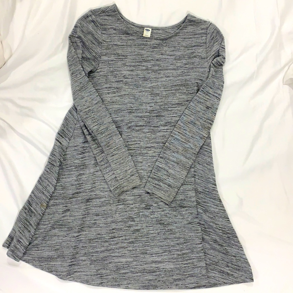 Old Navy Knit Swing Dress. Black and White. size Medium